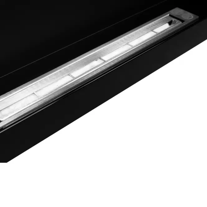 Biokominek 900x400 czarny połysk