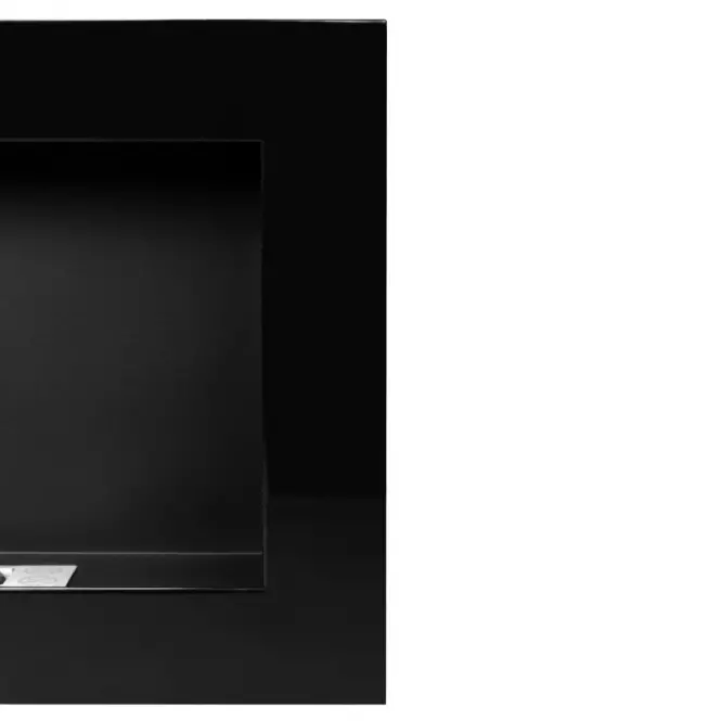 Biokominek 900x400 czarny połysk
