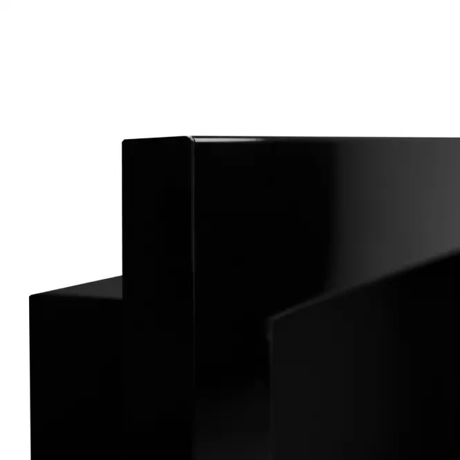 Biokominek 900x400 czarny połysk