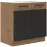 Szafka kuchenna VIGO grafit mat 80D 2F BB