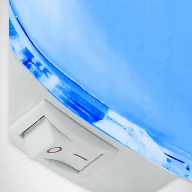 Lampa wtykowa Serce HL992L 0,4W Blue