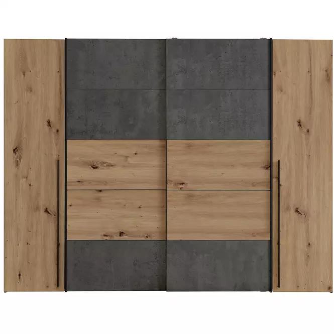Szafa Narago 270 cm Dąb Artisan/Beton
