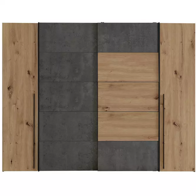 Szafa Narago 270 cm Dąb Artisan/Beton
