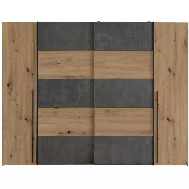 Szafa Narago 270 cm Dąb Artisan/Beton
