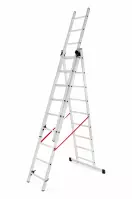 Drabina aluminiowa 3-częściowa 3x9
