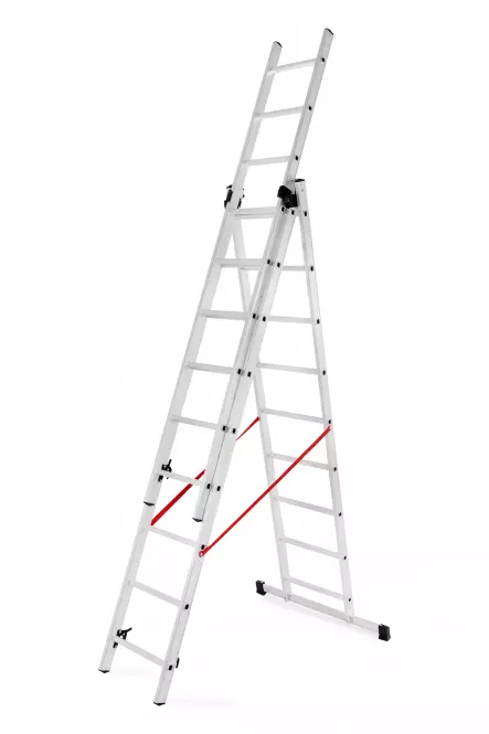 Drabina aluminiowa 3-częściowa 3x9