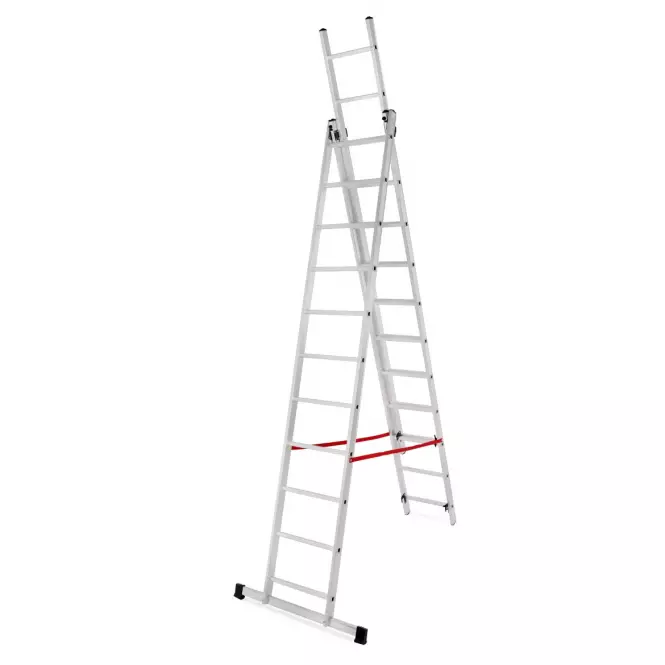 Drabina aluminiowa 3-częściowa 3x11
