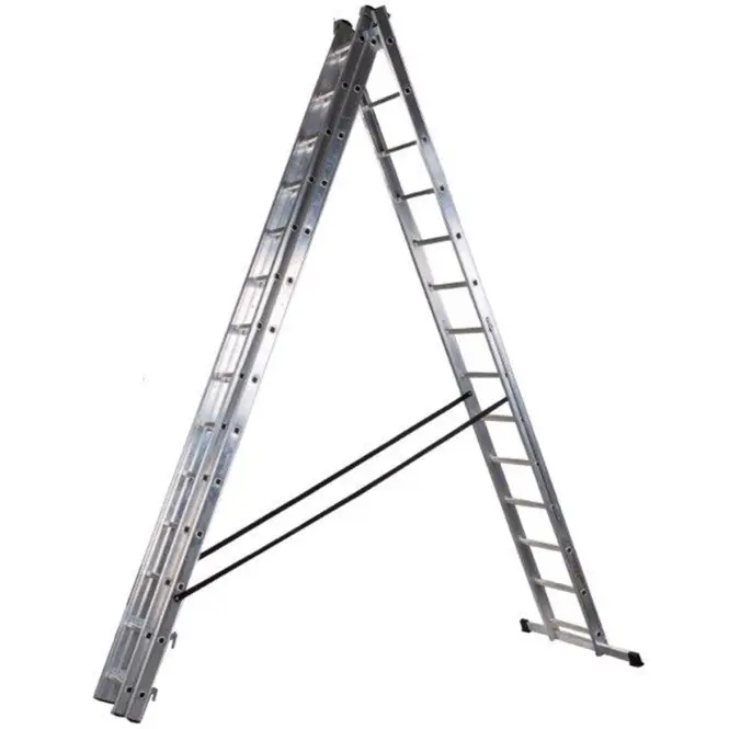 Drabina aluminiowa 3-częściowa 3x14