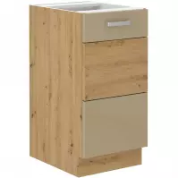 Szafka kuchenna Artisan cappuccino połysk 40D 1F BB