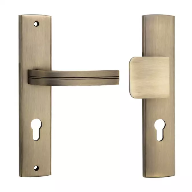 Klamko-pochwyt Madge Z5 WB72 patyna mat lewa