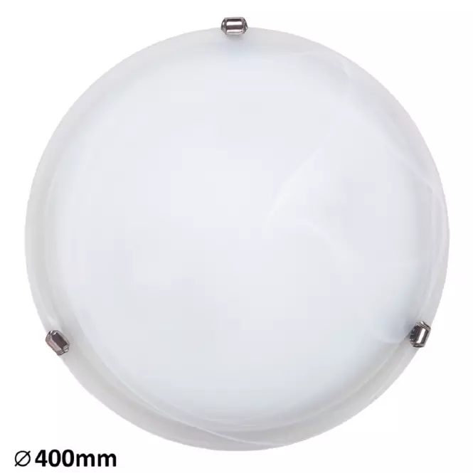 Plafon Alabastro 3302 biały D40