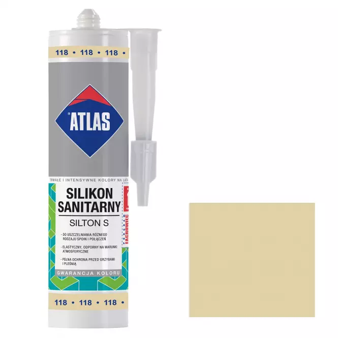 Atlas Silikon Silton S 118 jaśmin 280ml