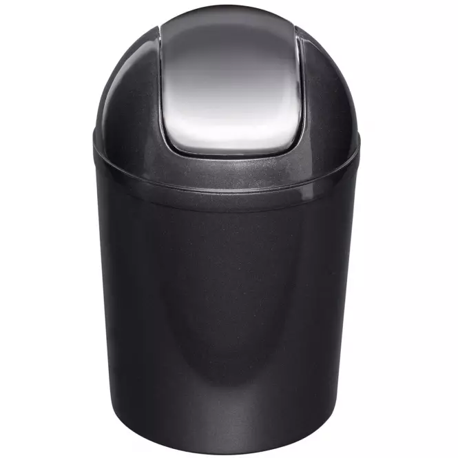 Kosz uchylny 5 l grafit metalizowana klapka 506-07