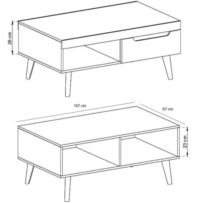 System Nordi NL107 dąb Artisan