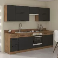 Kuchnia Vigo grafit mat 260 bez blatu