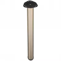 Noga meblowa  710/60 mm nikiel mat