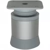 Noga meblowa Fi-40mm H-60mm aluminium (wysoki slizg) STAHL