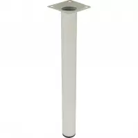 Noga meblowa okragla 30 cm biala