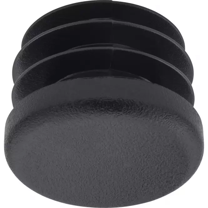 Zaślepka wciskana okragla sr. 22 mm czarna (4 szt.)