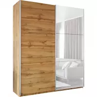 Szafa Rodos 200 dąb wotan/lustro