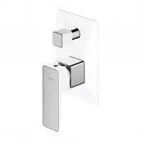 Parma bateria wannowa podtynkowa biały/chrom