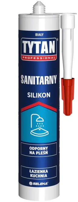 Tytan Silikon Sanitarny Biały 280ml