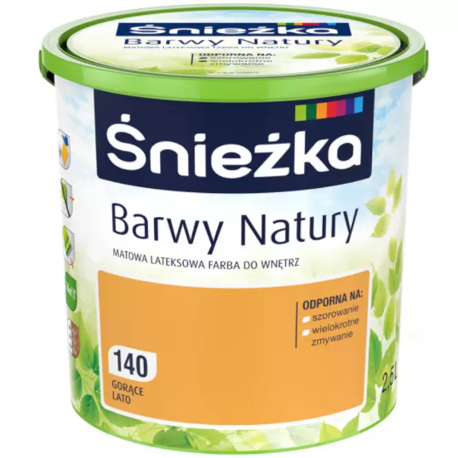 Farba Barwy Natury gorące lato 140 2,5l