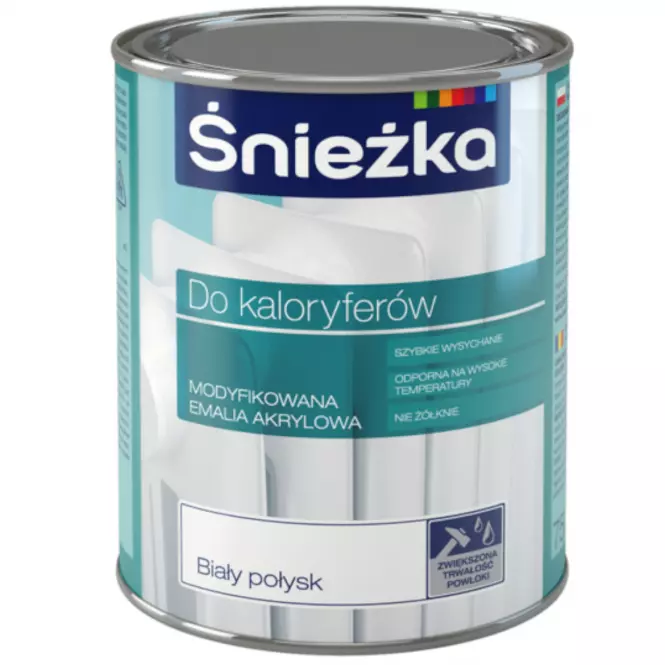 Emalia Śnieżka do kaloryferów biały 750ml