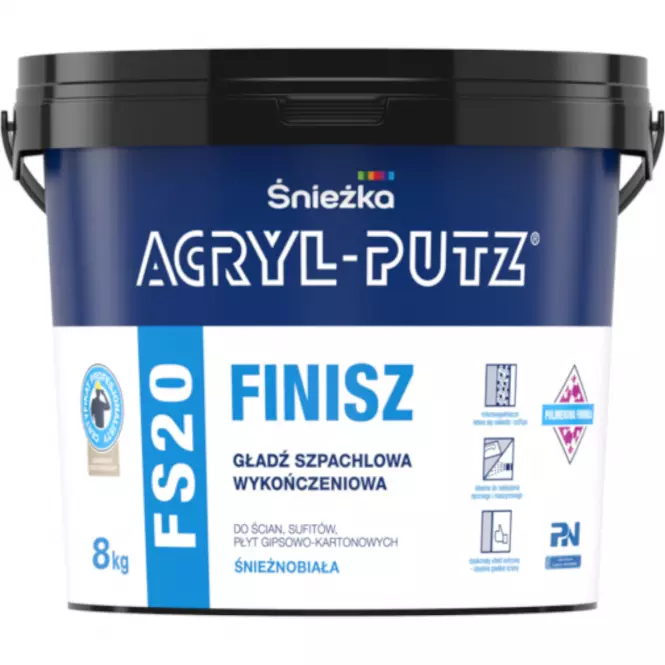 Śnieżka gładź szpachlowa Akryl-Putz Finish  8kg
