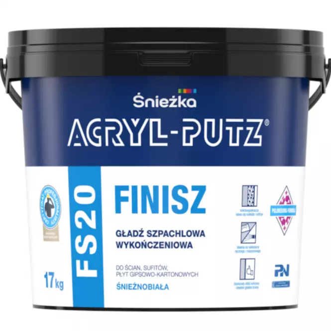 Śnieżka gładź szpachlowa Akryl-Putz Finish 17kg