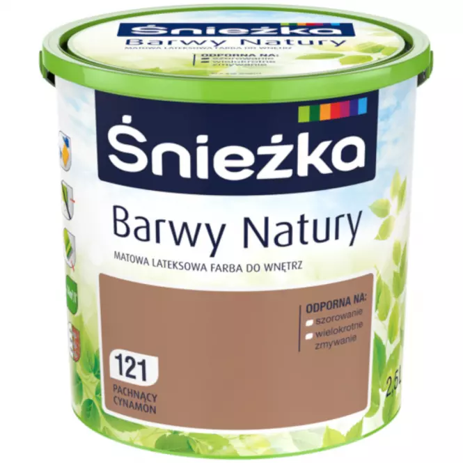 Farba Barwy Natury pachnący cynamon 121 2,5l