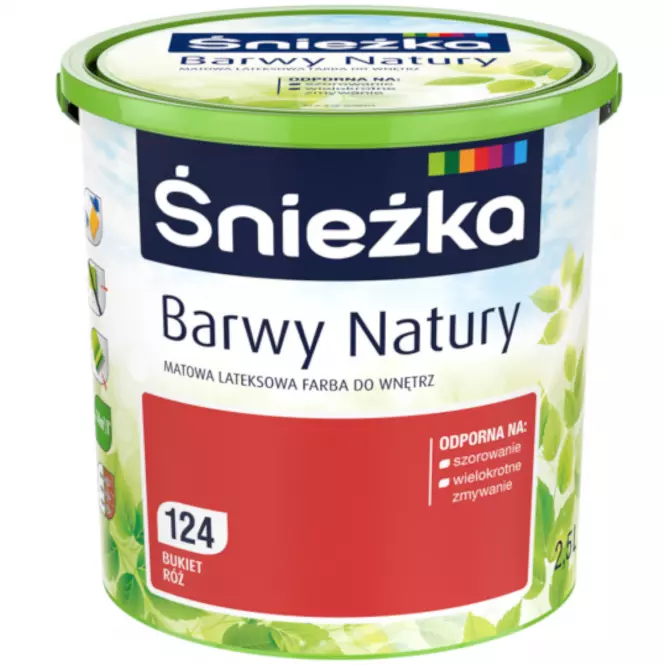 Farba Barwy Natury bukiet róż 124 2,5l