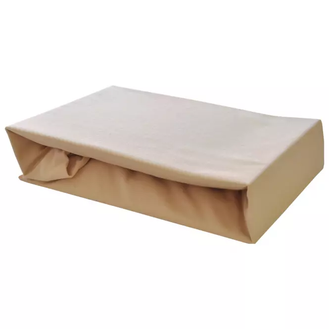 Prześcieradło jersey 180x200 kawa 007