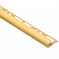 Profil aluminiowy owal 10/250 zloty mat