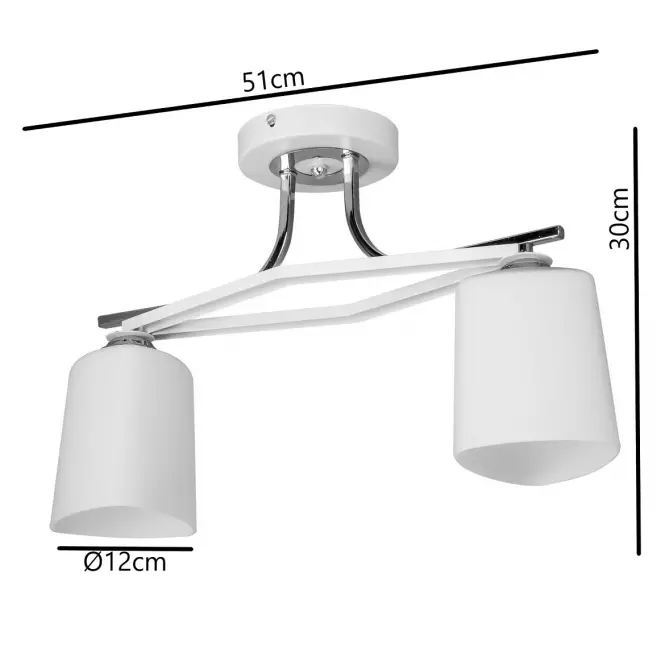 Lampa W-N2006/2 LW2 CR+B