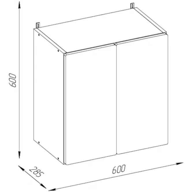 Szafka kuchenna Magnolia G60 2D,3