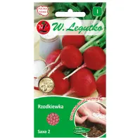 Rzodkiewka Saxa 2 - okrągła, czerwona