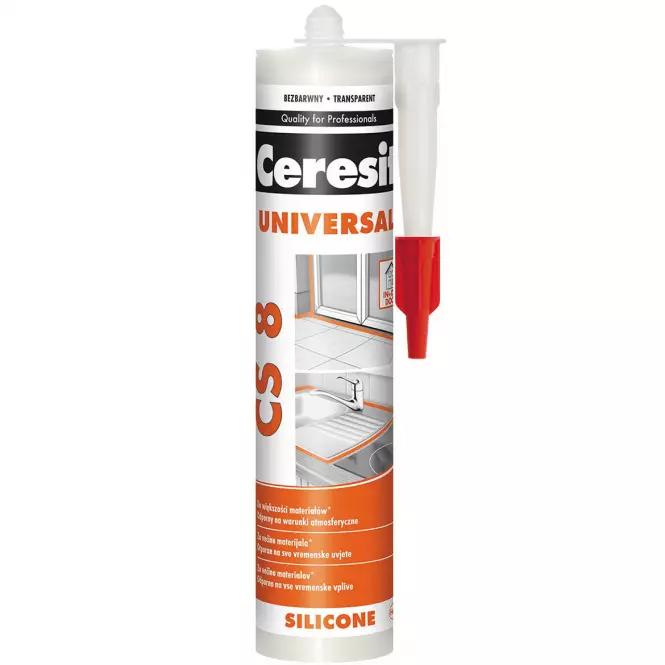 Ceresit CS 8 silikon uniwersalny bezbarwny 280ml