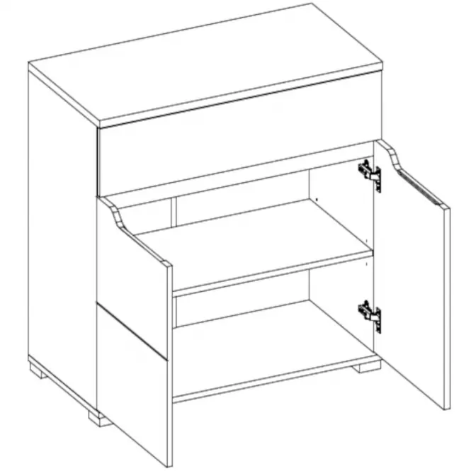 Komoda Vincent E 2D1S,3