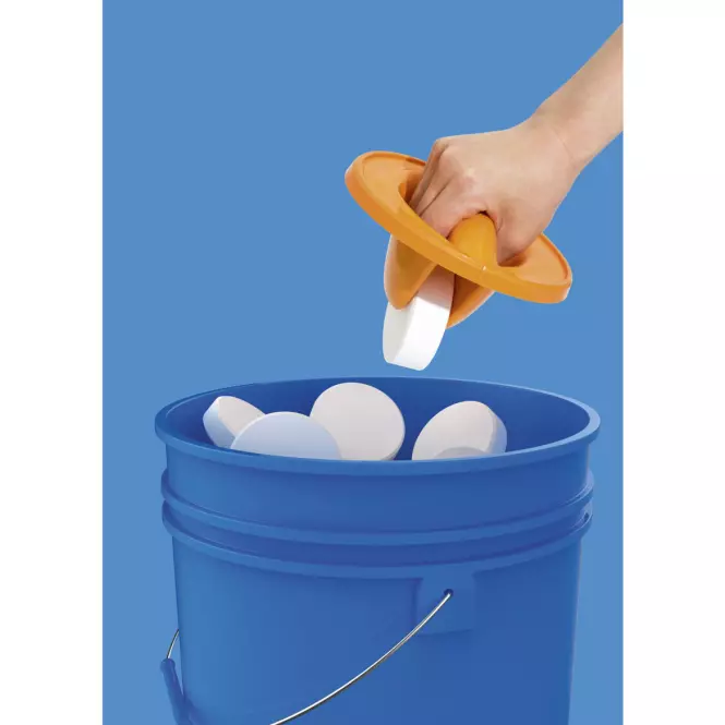 Bezpieczny pływak na chemię basenową 21 cm 58474