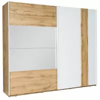Szafa Wood 11 200 cm biały/wotan