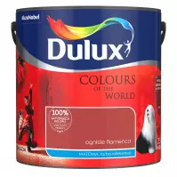 Dulux Kolory Świata Lateksowa Emulsja Do Ścian i Sufitów Ogniste Flamenco 2,5l