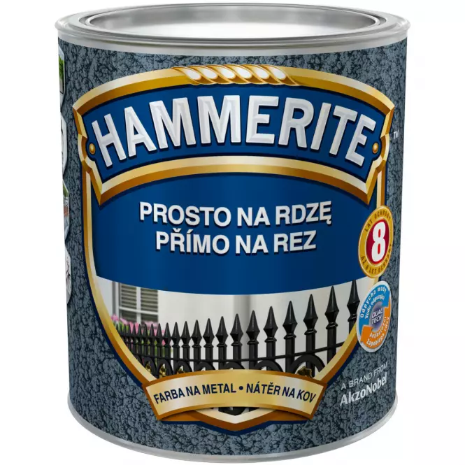 Hammerite Prosto Na Rdzę Młotkowy Czarny 0,25l