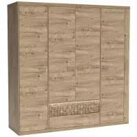 Szafa Natural N-3 4D kratka Ribbeck