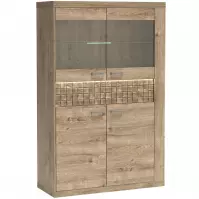 Komoda Natural N-5 szkło kratka Ribbeck