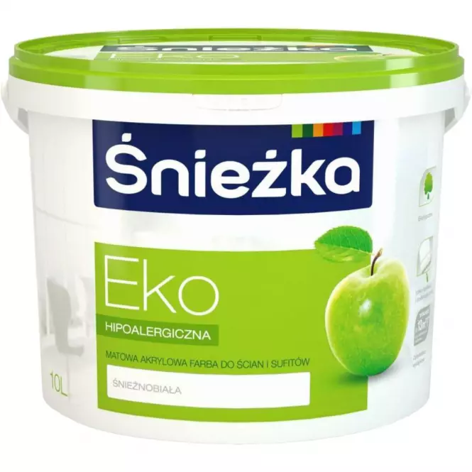 Śnieżka Eko Emulsja Akrylowa Do Ścian I Sufitów  10l