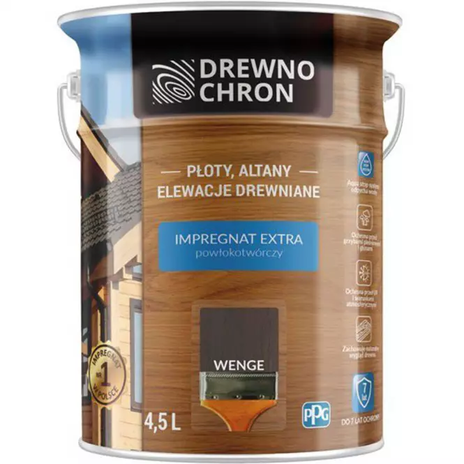 Drewnochron Impregnat Powłokotwórczy Wenge 4,5l