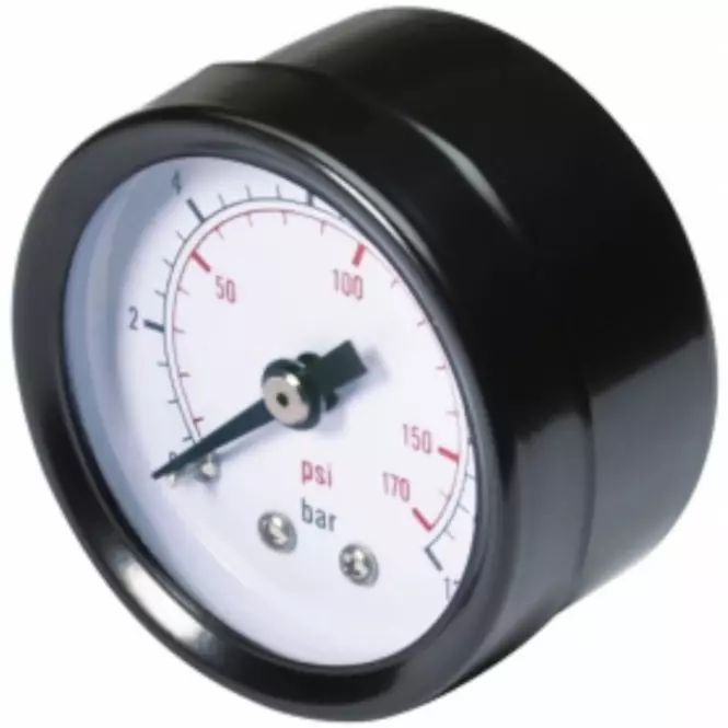 Manometr 10 bar 1/4˝m +1/8˝m FI 40mm