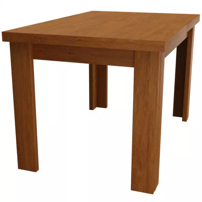 Stół rozkładany mały 120/160x80cmx80 jesion jasny