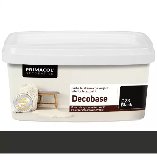 Farba Decobase 1l black D23